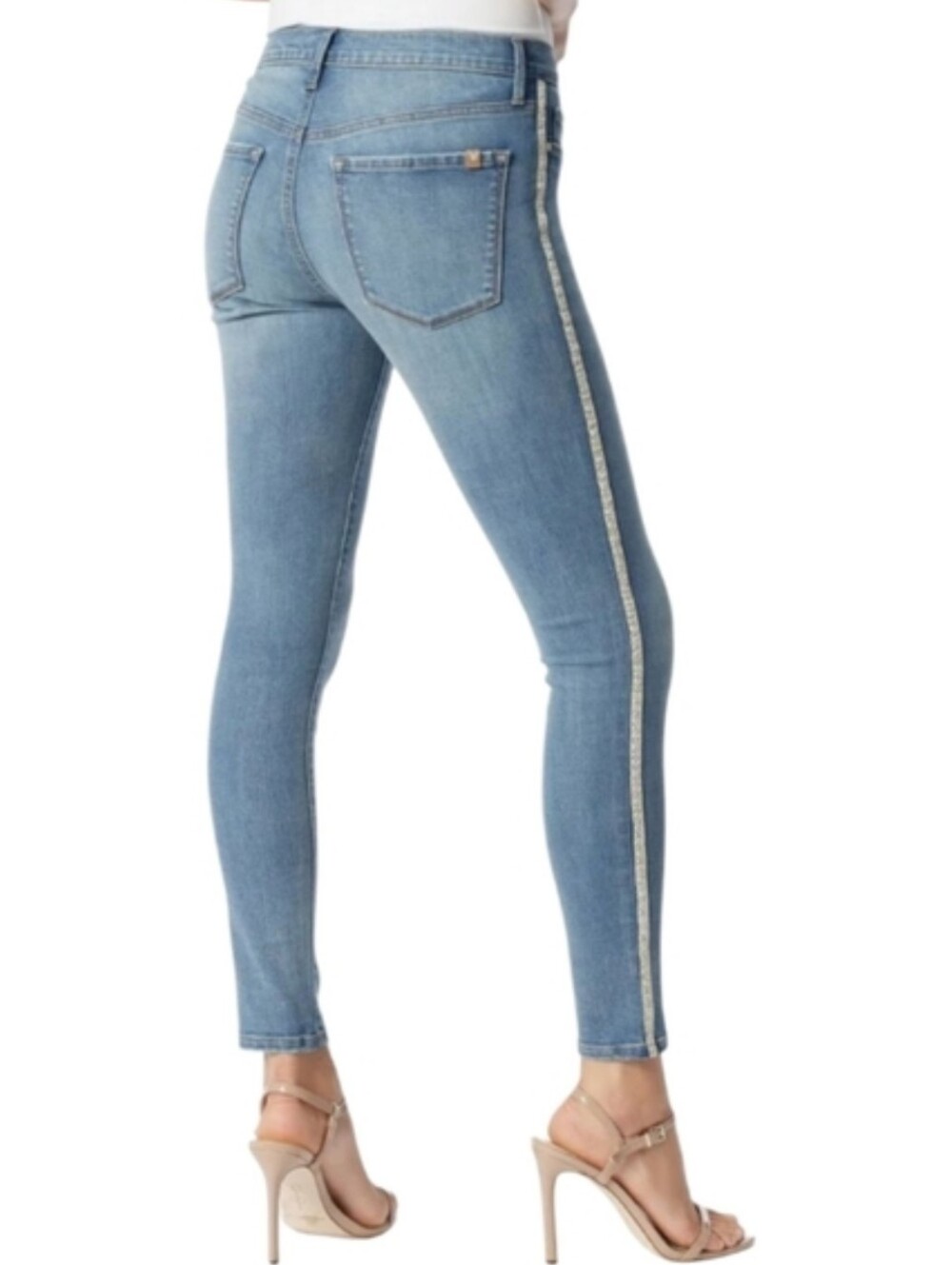 Jessica Simpson Kiss Me Mid Rise Skinny Jeans Poppy Series Size 2